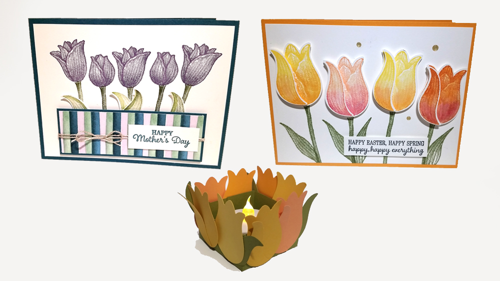 TGCDT March 2020 Blog Hop - Spring Tulips Are A Poppin'