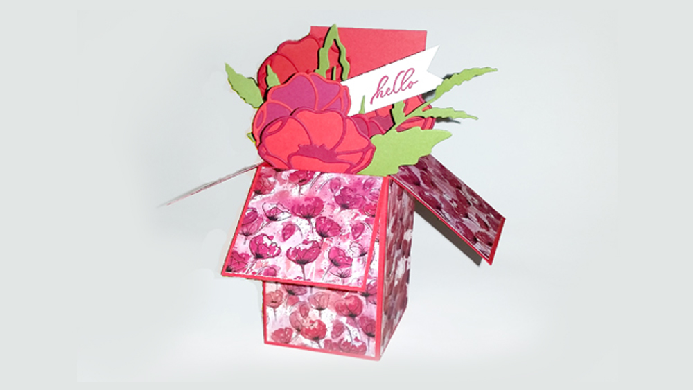 Pop-Up 3D Box of Flowers Card Tutorial